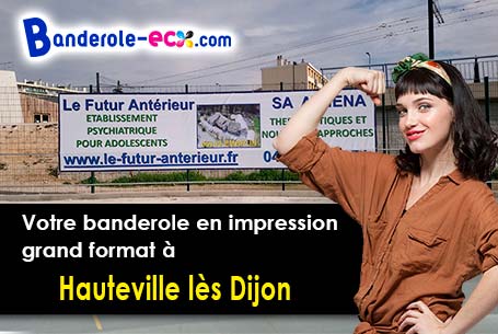 Banderole publicitaire pour vos foires à Hauteville-lès-Dijon (Côte-d'or/21121)