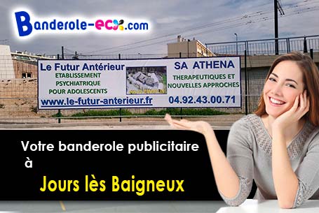 Banderole publicitaire pour vos foires à Jours-lès-Baigneux (Côte-d'or/21450)