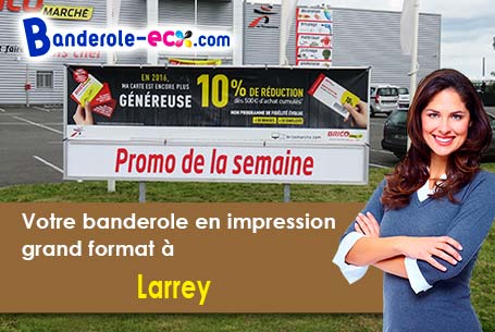 Banderole publicitaire pour vos foires à Larrey (Côte-d'or/21330)