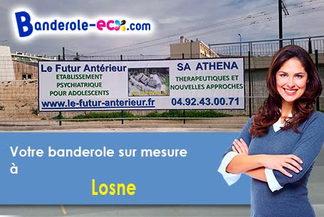 Banderole publicitaire pour vos foires à Losne (Côte-d'or/21170)