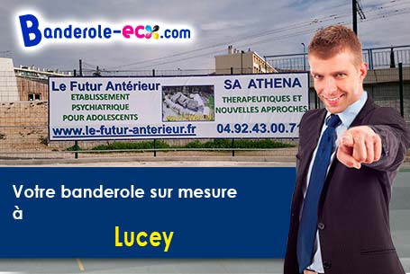 A Lucey (Côte-d'or/21290) commandez votre banderole personnalisée