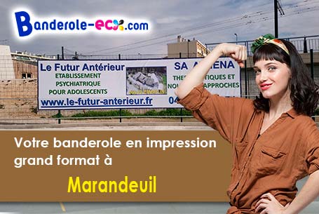 Banderole publicitaire pour vos foires à Marandeuil (Côte-d'or/21270)