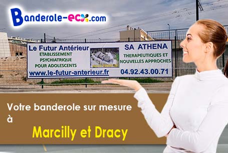 Commandez votre banderole pas cher à Marcilly-et-Dracy (Côte-d'or/21350)