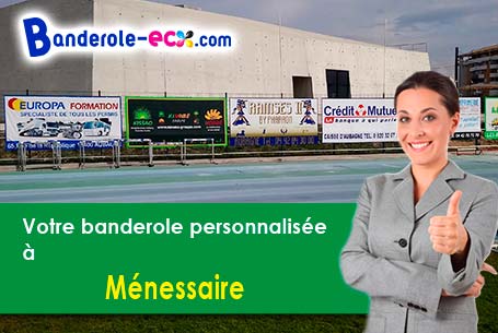 A Ménessaire (Côte-d'or/21430) commandez votre banderole personnalisée