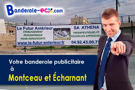 Banderole publicitaire pour vos foires à Montceau-et-Écharnant (Côte-d'or/21360)