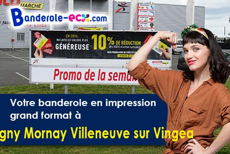 Banderole publicitaire pour vos foires à Montigny-Mornay-Villeneuve-sur-Vingeanne (Côte-d'or/21610)