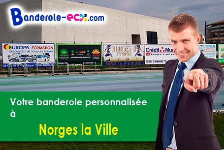 Commandez votre banderole pas cher à Norges-la-Ville (Côte-d'or/21490)