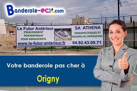 A Origny (Côte-d'or/21510) commandez votre banderole personnalisée