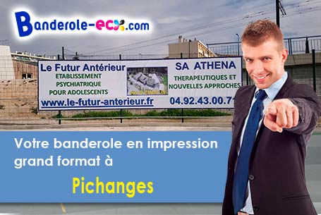 Banderole publicitaire pour vos foires à Pichanges (Côte-d'or/21120)