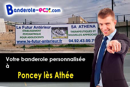 Banderole publicitaire pour vos foires à Poncey-lès-Athée (Côte-d'or/21130)