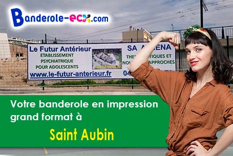 Banderole publicitaire pour vos foires à Saint-Aubin (Côte-d'or/21190)