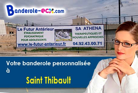 Banderole publicitaire pour vos foires à Saint-Thibault (Côte-d'or/21350)
