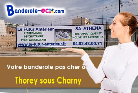 A Thorey-sous-Charny (Côte-d'or/21350) commandez votre banderole personnalisée