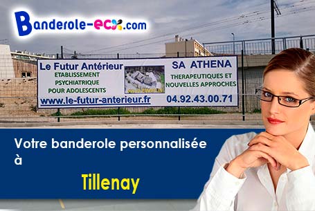 A Tillenay (Côte-d'or/21130) commandez votre banderole personnalisée