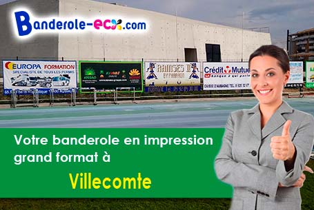 Banderole publicitaire pour vos foires à Villecomte (Côte-d'or/21120)