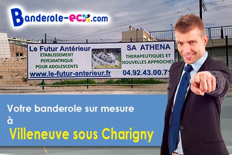 Banderole publicitaire pour vos foires à Villeneuve-sous-Charigny (Côte-d'or/21140)