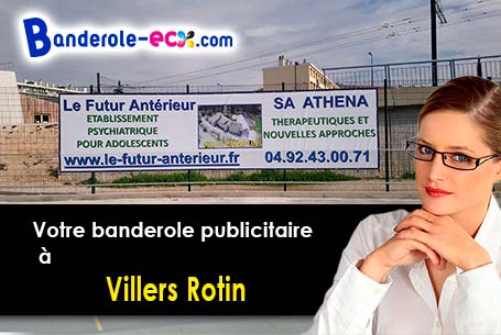 Banderole publicitaire pour vos foires à Villers-Rotin (Côte-d'or/21130)