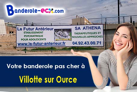 Commandez votre banderole pas cher à Villotte-sur-Ource (Côte-d'or/21400)