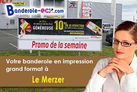 Banderole publicitaire pour vos foires à Le Merzer (Côtes-d'armor/22200)