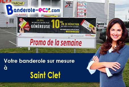 Banderole publicitaire pour vos foires à Saint-Clet (Côtes-d'armor/22260)