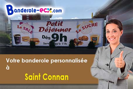 A Saint-Connan (Côtes-d'armor/22480) commandez votre banderole personnalisée