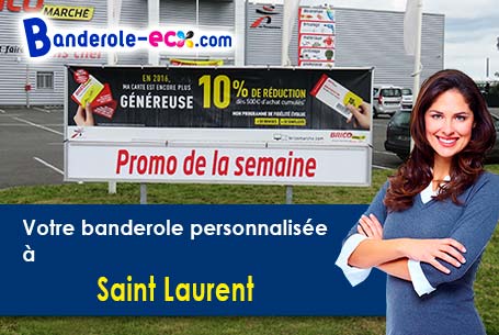 A Saint-Laurent (Côtes-d'armor/22140) commandez votre banderole personnalisée