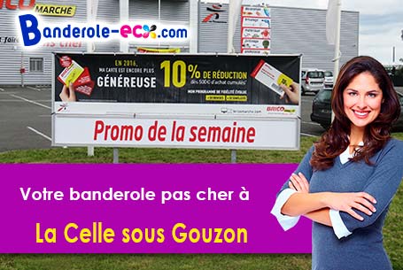 Commandez votre banderole pas cher à La Celle-sous-Gouzon (Creuse/23230)