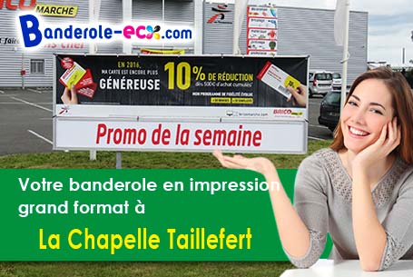 Banderole publicitaire pour vos foires à La Chapelle-Taillefert (Creuse/23000)