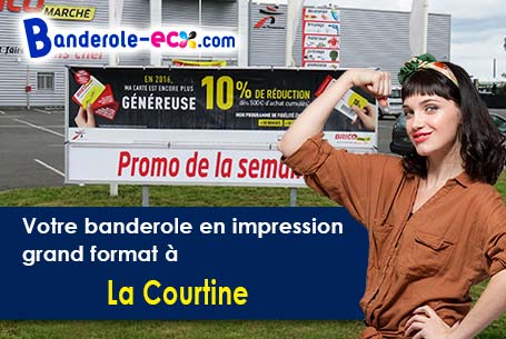 Commandez votre banderole pas cher à La Courtine (Creuse/23100)