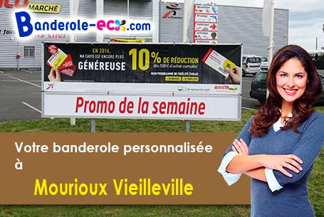 Banderole publicitaire pour vos foires à Mourioux-Vieilleville (Creuse/23210)