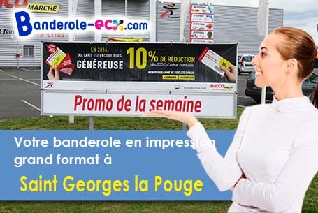 Banderole publicitaire pour vos foires à Saint-Georges-la-Pouge (Creuse/23250)