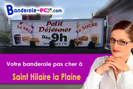 A Saint-Hilaire-la-Plaine (Creuse/23150) commandez votre banderole personnalisée