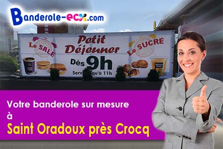 Commandez votre banderole pas cher à Saint-Oradoux-près-Crocq (Creuse/23260)