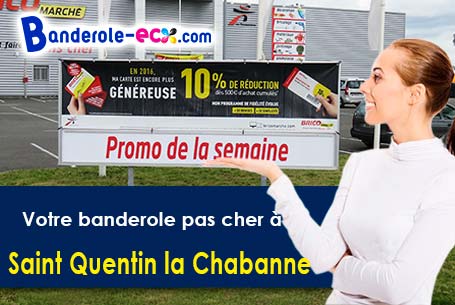 Banderole publicitaire pour vos foires à Saint-Quentin-la-Chabanne (Creuse/23500)