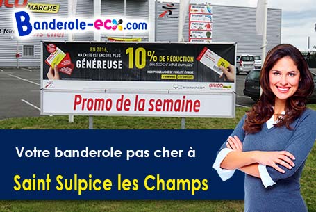 Banderole publicitaire pour vos foires à Saint-Sulpice-les-Champs (Creuse/23480)