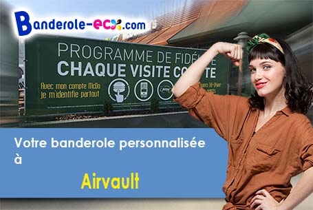 Création maquette gratuite de votre banderole pas cher à Airvault (Deux-Sèvres/79600)