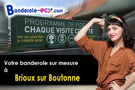 Création graphique offerte de votre banderole publicitaire à Brioux-sur-Boutonne (Deux-Sèvres/79170)