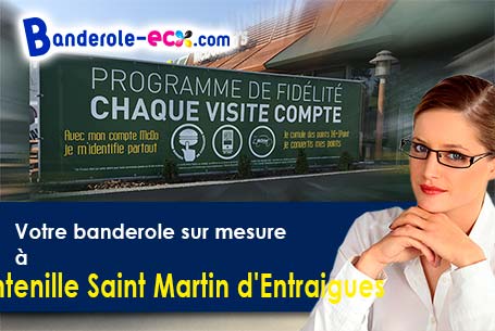 Création graphique offerte de votre banderole publicitaire à Fontenille-Saint-Martin-d'Entraigues (D