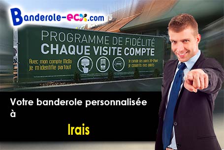 Création graphique offerte de votre banderole publicitaire à Irais (Deux-Sèvres/79600)