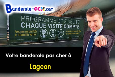 Création maquette inclus pour votre banderole personnalisée à Lageon (Deux-Sèvres/79200)