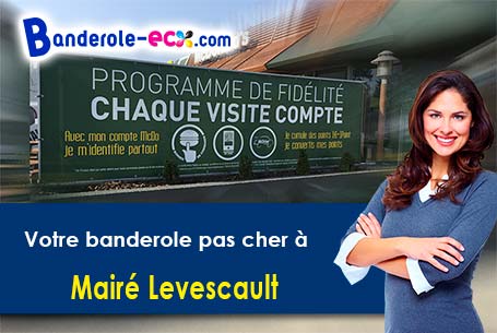 Création graphique offerte de votre banderole publicitaire à Mairé-Levescault (Deux-Sèvres/79190)