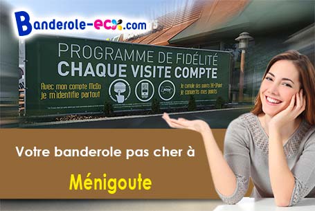 Création graphique offerte de votre banderole publicitaire à Ménigoute (Deux-Sèvres/79340)