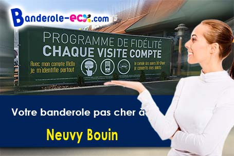 Création graphique offerte de votre banderole publicitaire à Neuvy-Bouin (Deux-Sèvres/79130)