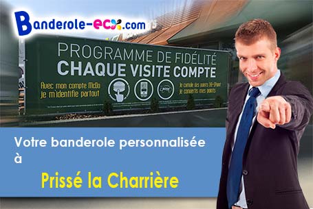 Création maquette inclus pour votre banderole personnalisée à Prissé-la-Charrière (Deux-Sèvres/79360