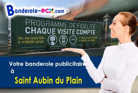 Création graphique offerte de votre banderole publicitaire à Saint-Aubin-du-Plain (Deux-Sèvres/79300