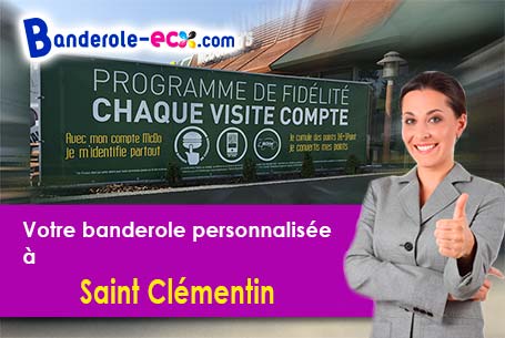 Création graphique offerte de votre banderole publicitaire à Saint-Clémentin (Deux-Sèvres/79150)