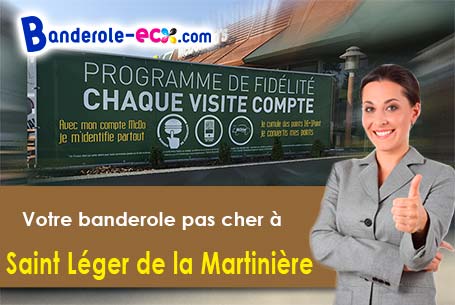Création graphique offerte de votre banderole publicitaire à Saint-Léger-de-la-Martinière (Deux-Sèvr