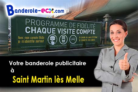 Création graphique offerte de votre banderole publicitaire à Saint-Martin-lès-Melle (Deux-Sèvres/795