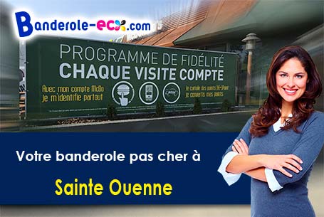 Création graphique offerte de votre banderole publicitaire à Sainte-Ouenne (Deux-Sèvres/79220)