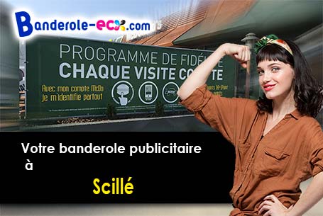 Création maquette gratuite de votre banderole pas cher à Scillé (Deux-Sèvres/79240)